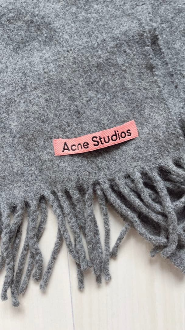 Acne Studios アクネストゥディオズ マフラー グレー