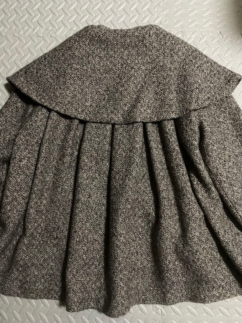 CLANE ビッグカラーフレアーコート