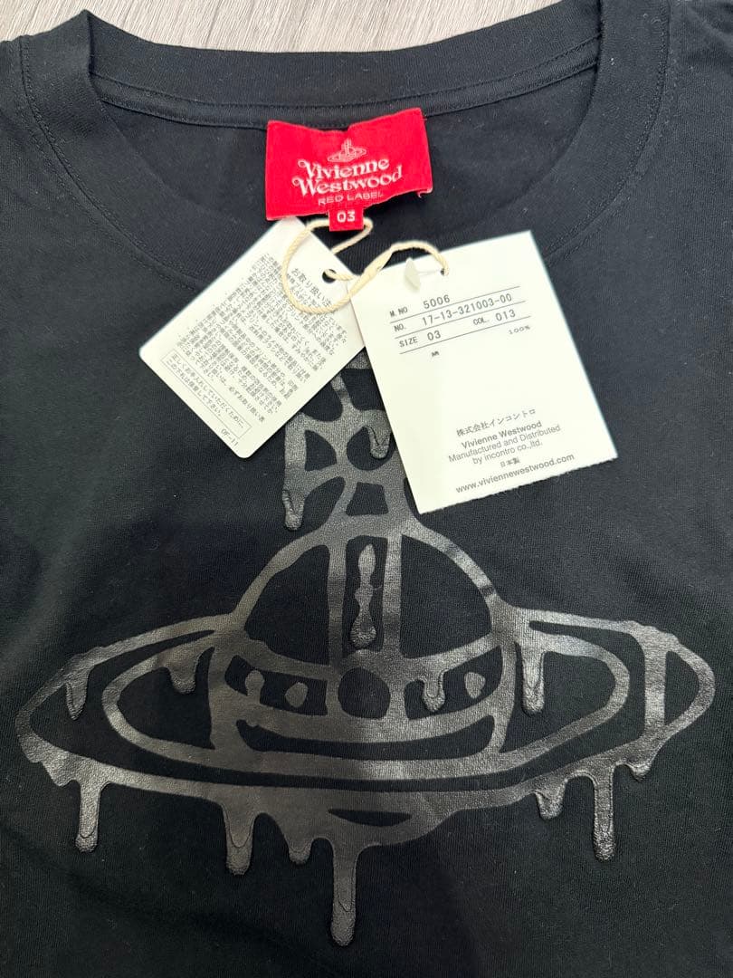 Vivienne Westwood ブラック長袖Tシャツ