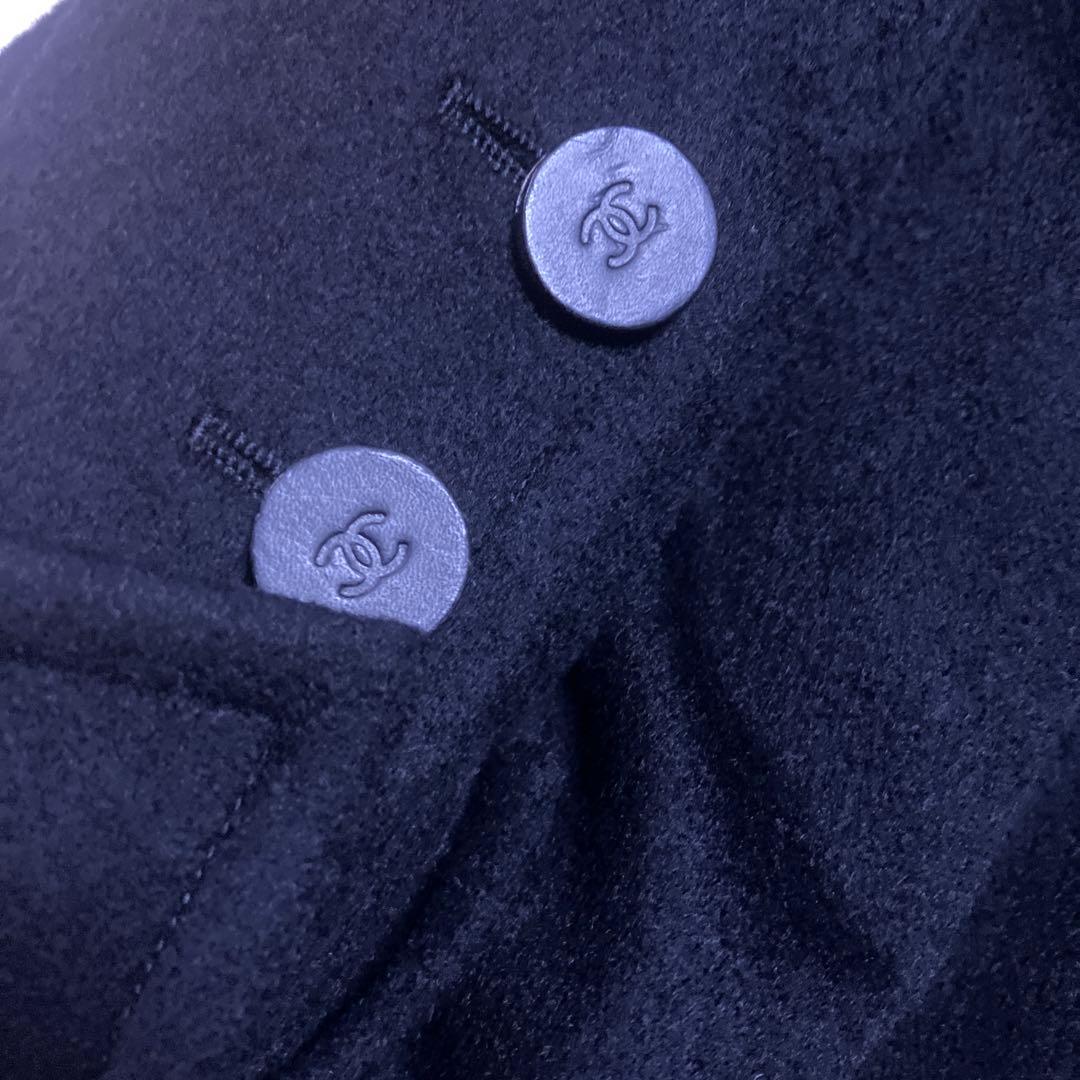出品は1月6日まで　CHANEL ブラック　シルクコート　サイズ38