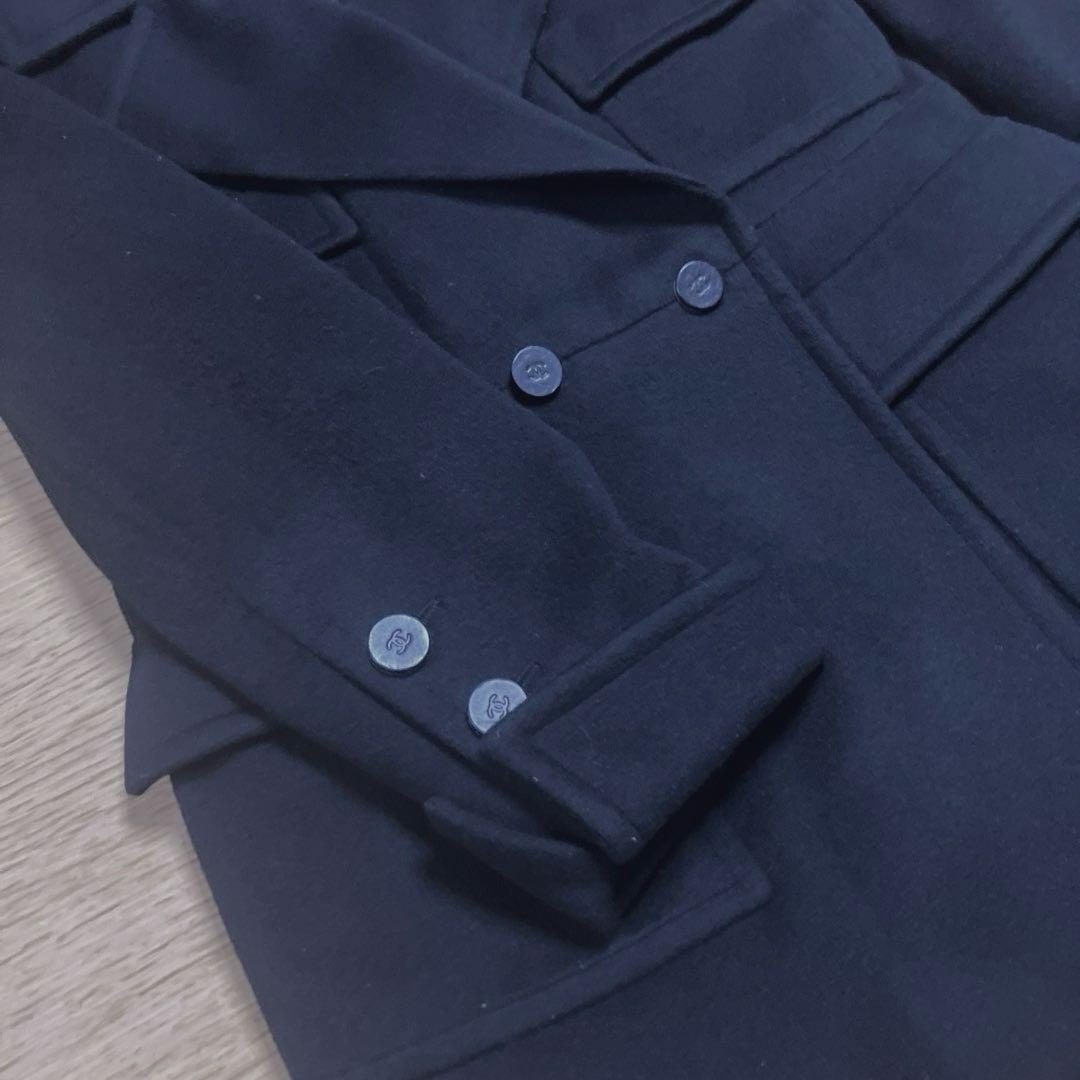 出品は1月6日まで　CHANEL ブラック　シルクコート　サイズ38