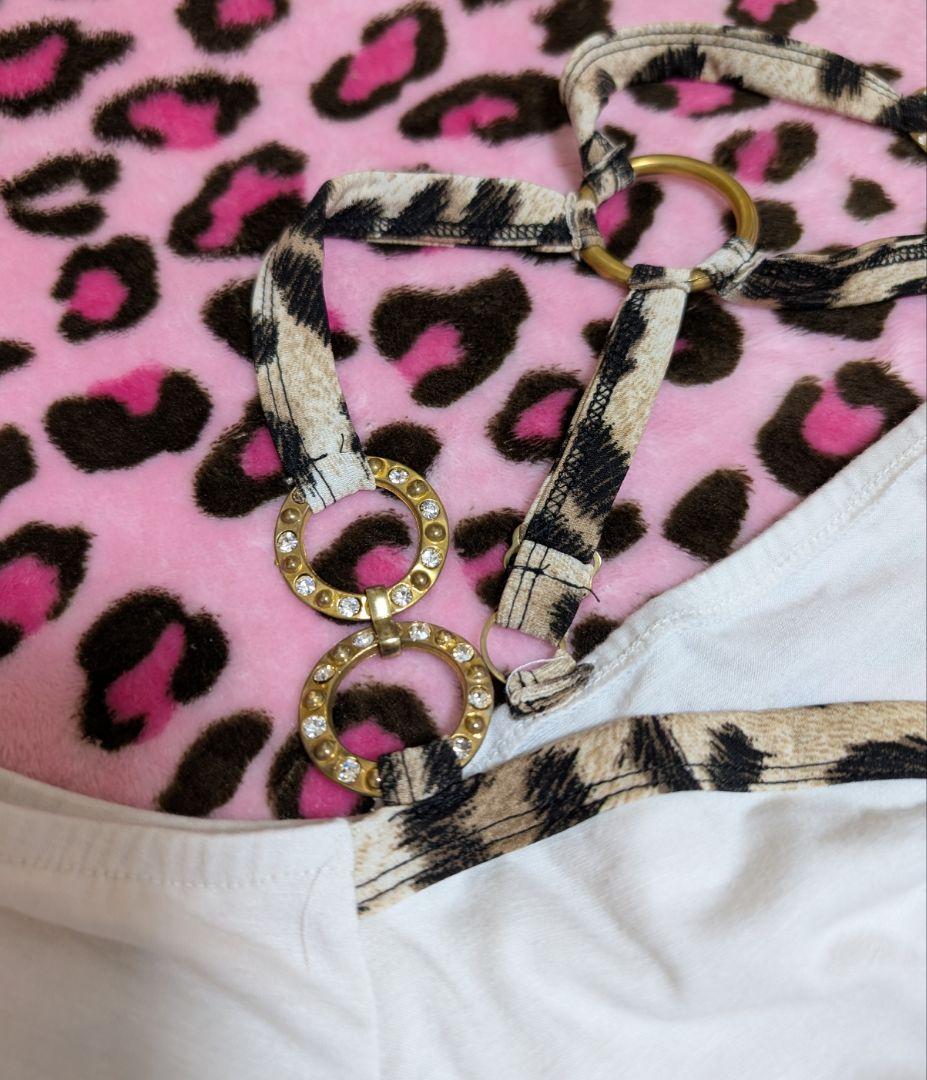 d.i.a. ダイア　トップス　レオパード　ビジュー　レア