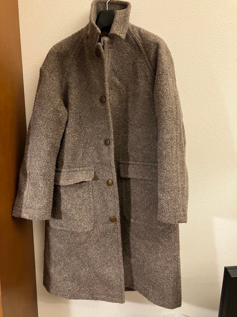 WYTHE NEW YORK RAGRAN WOOL OVERCOAT Mサイズ