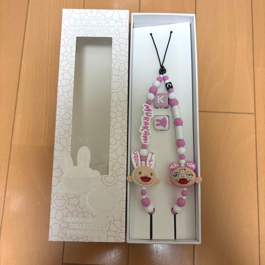 CASETiFY 村上隆 コラボ スマホストラップ＆チャームキューブ ピンク