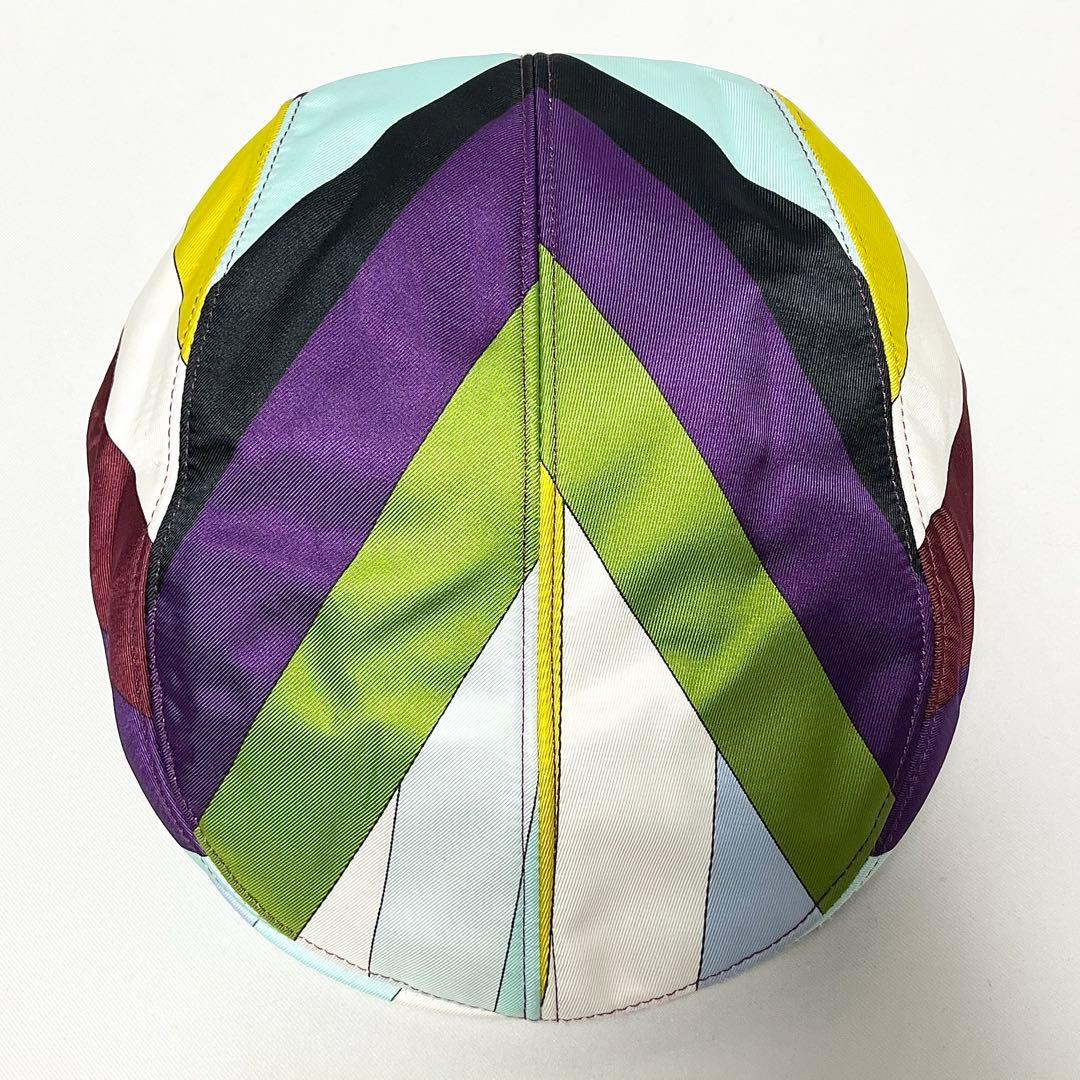 【vintage】伊製EMILIO PUCCI エミリオプッチ サテンハンチング