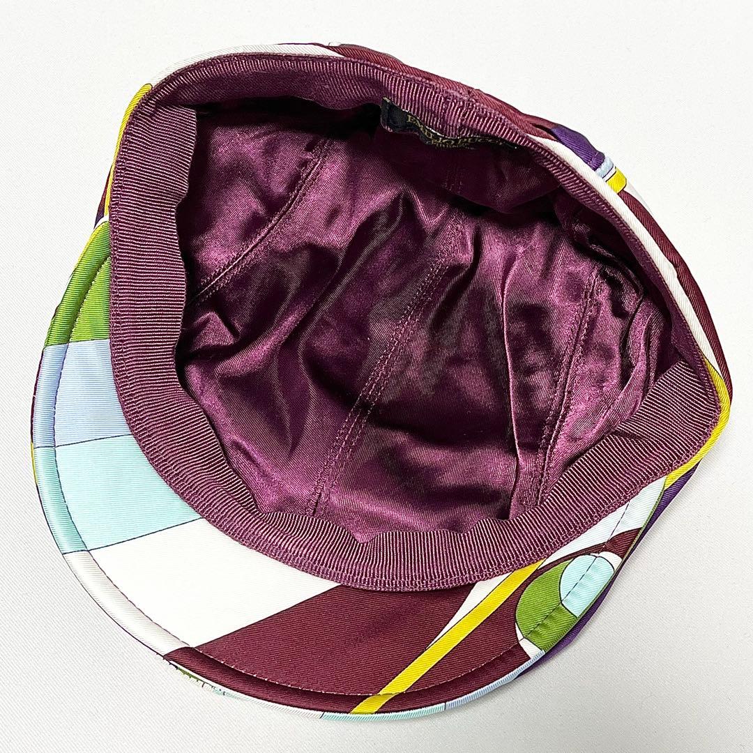 【vintage】伊製EMILIO PUCCI エミリオプッチ サテンハンチング