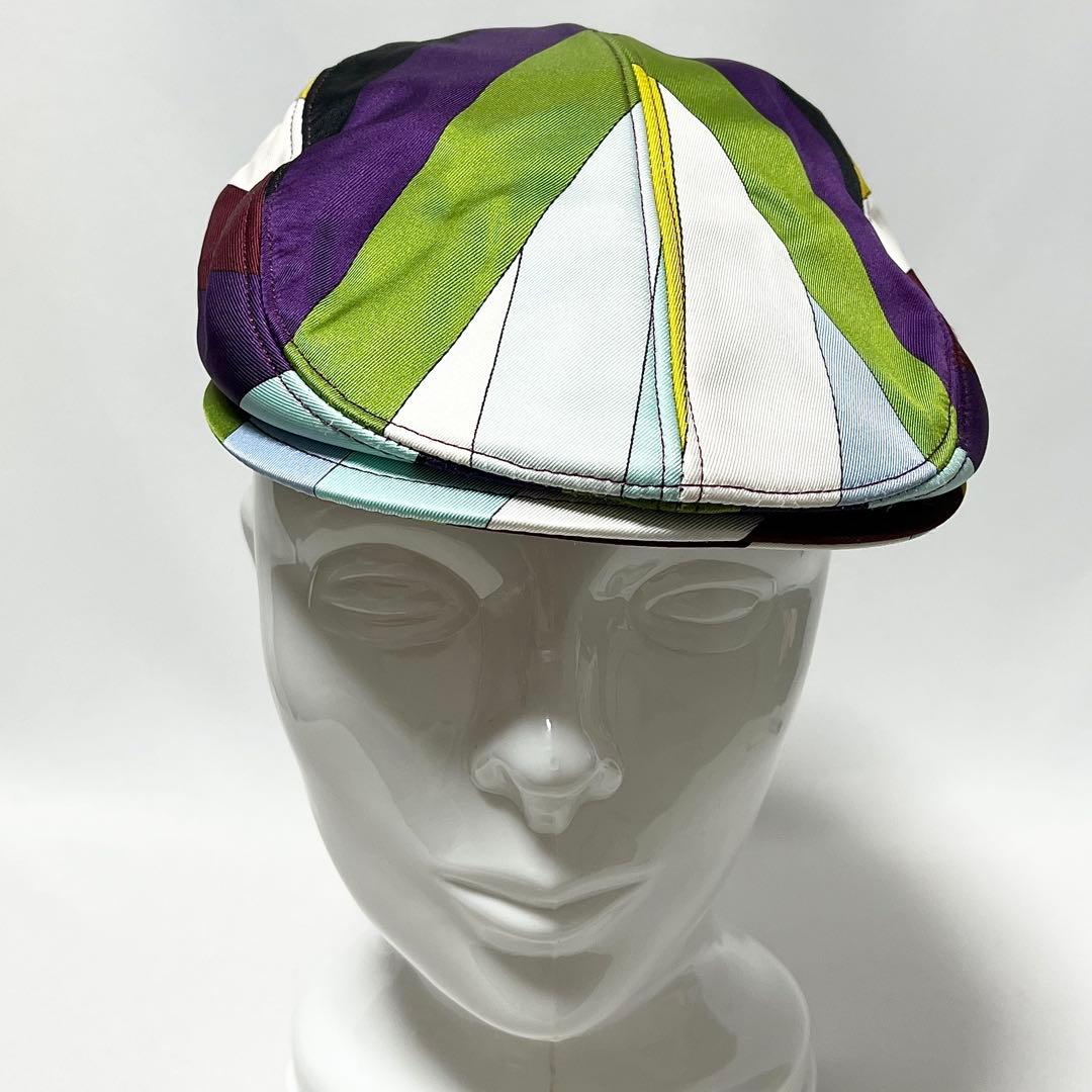 【vintage】伊製EMILIO PUCCI エミリオプッチ サテンハンチング