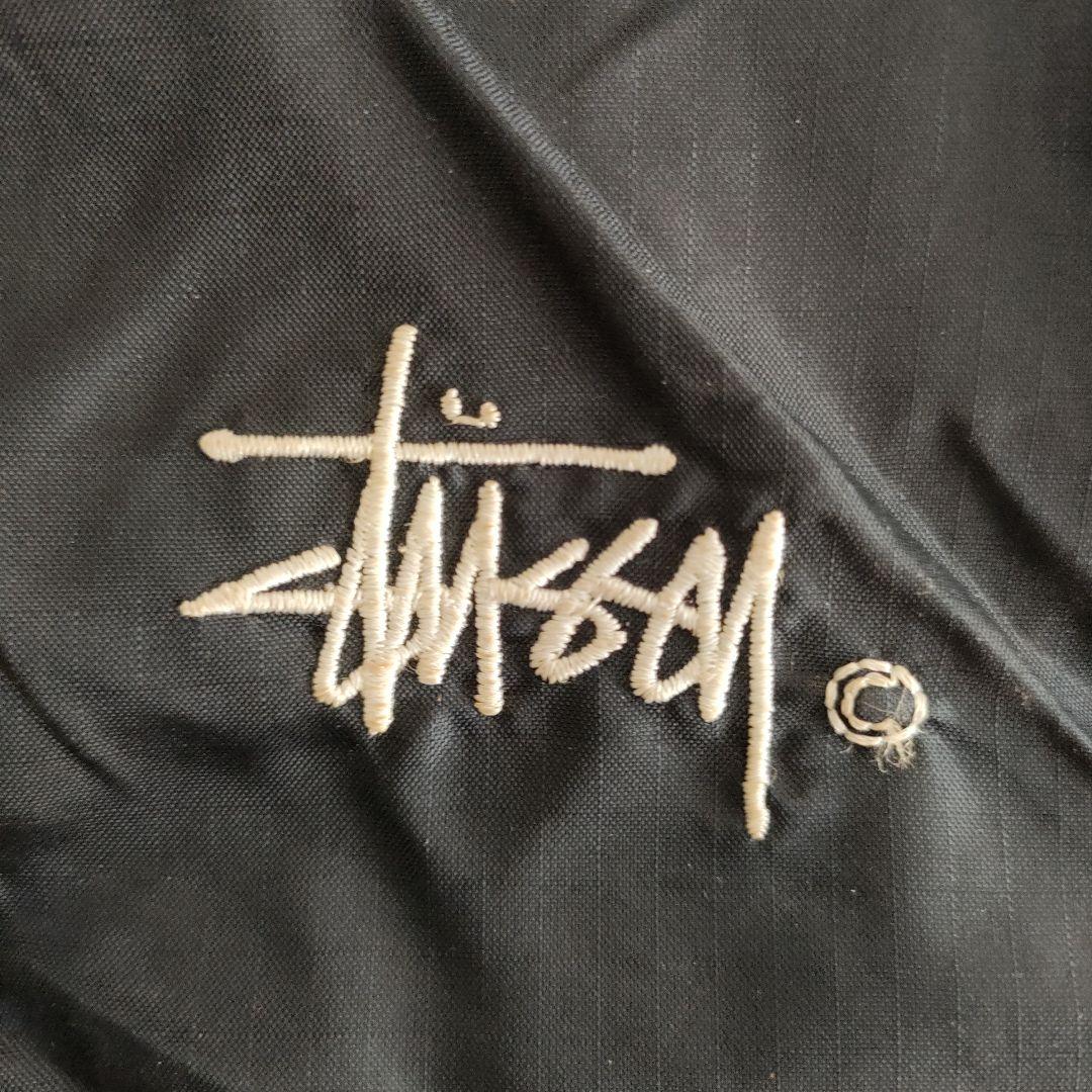 Old STUSSY ブラック リバーシブルダウンベスト
