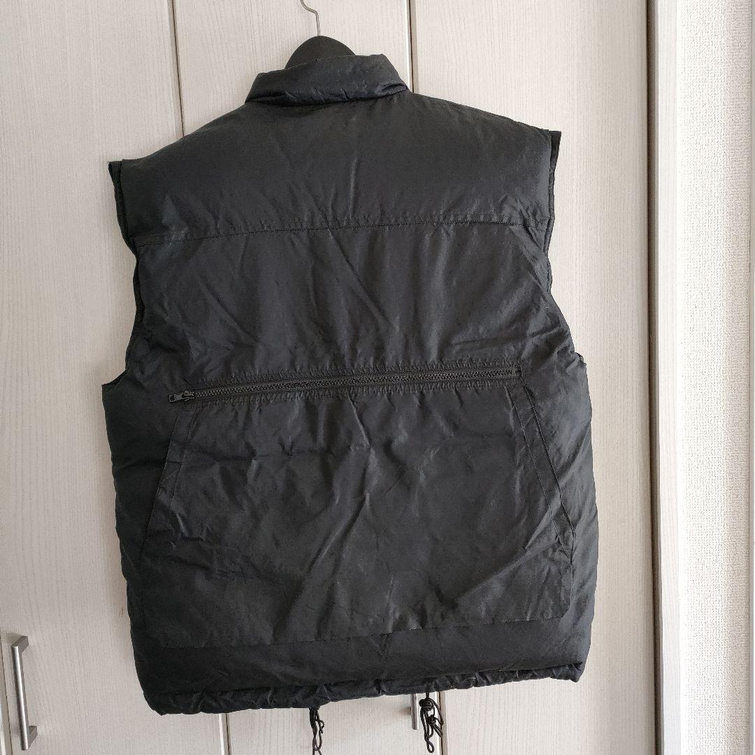 Old STUSSY ブラック リバーシブルダウンベスト