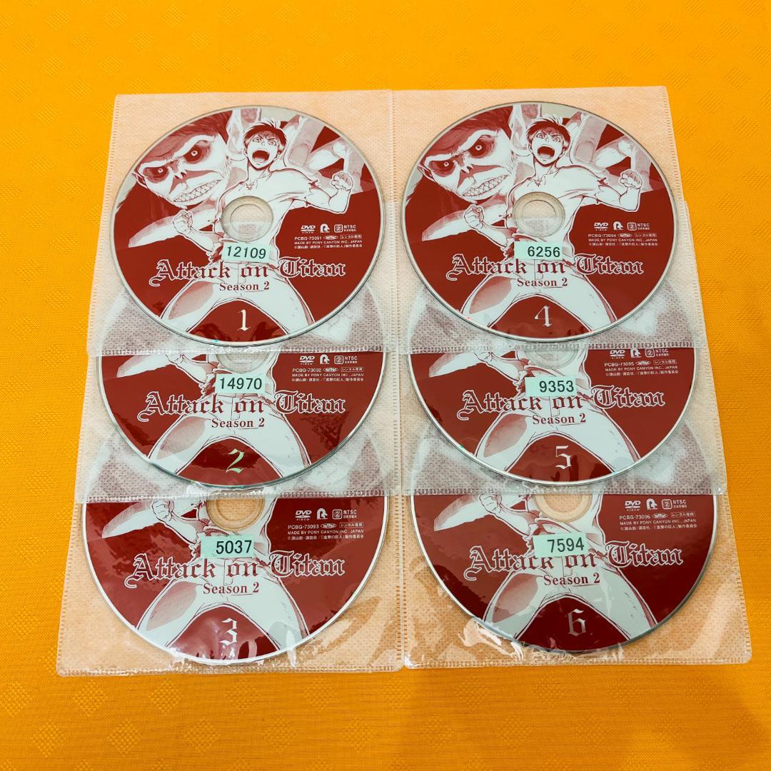 『進撃の巨人 シーズン1～FINAL』計38巻セット レンタル使用済DVD