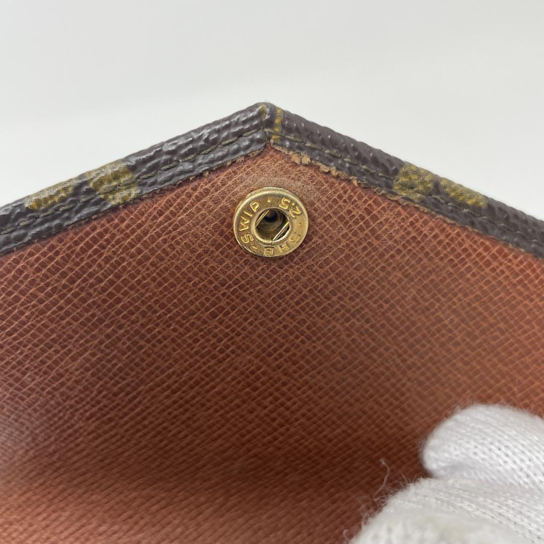 ルイ・ヴィトン モノグラム ポルトモネ・ビエ・カルトクレディ 三つ折り財布