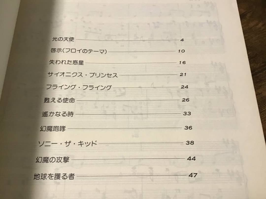 ★楽譜/幻魔大戦/ピアノ弾き語り/オリジナルテーマ&BGM/ピアノアレンジ