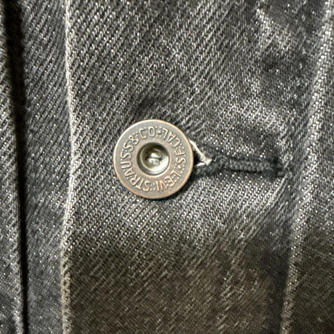 Levi’s TYPE I トラッカージャケット ブラックデニム Lサイズ 大戦