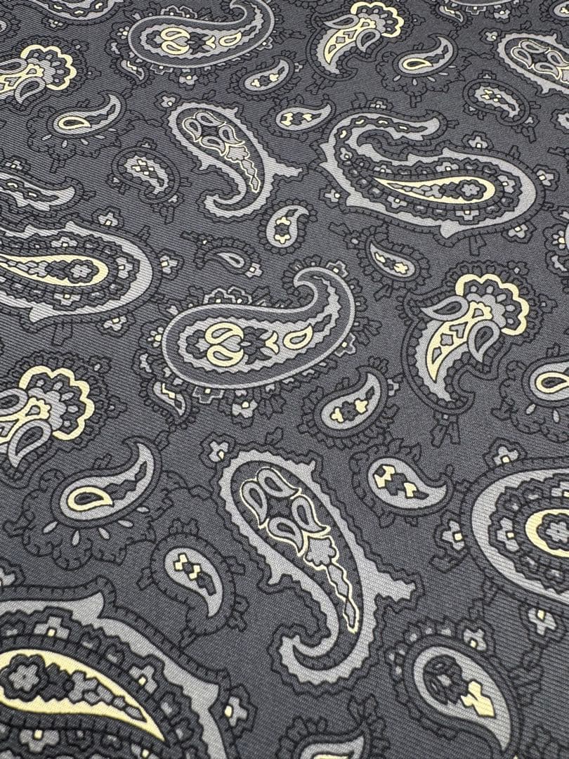 ETRO ペイズリー柄マフラー グレー