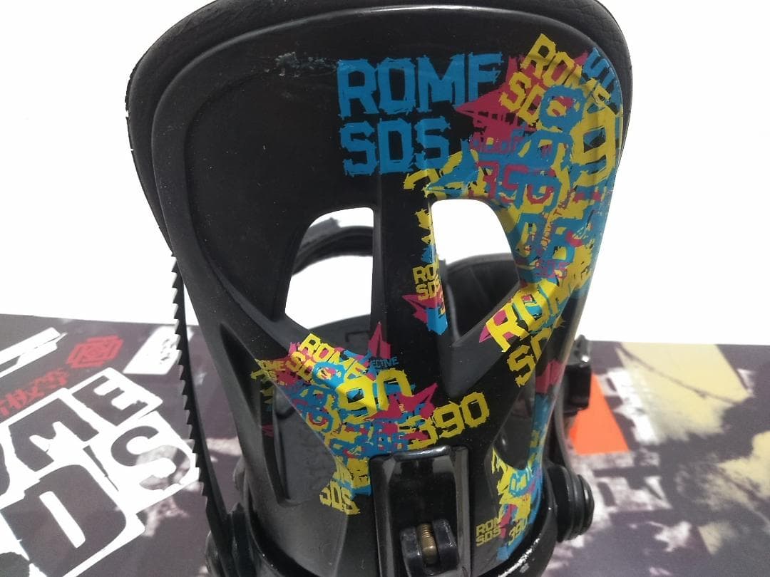 ROME SDS Agent 152cm スノーボード 2点セット ビンS-M△