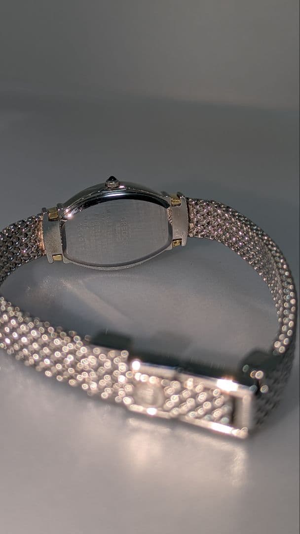 美品 SEIKO CREDOR K18 コンビ ダイヤ レディース時計