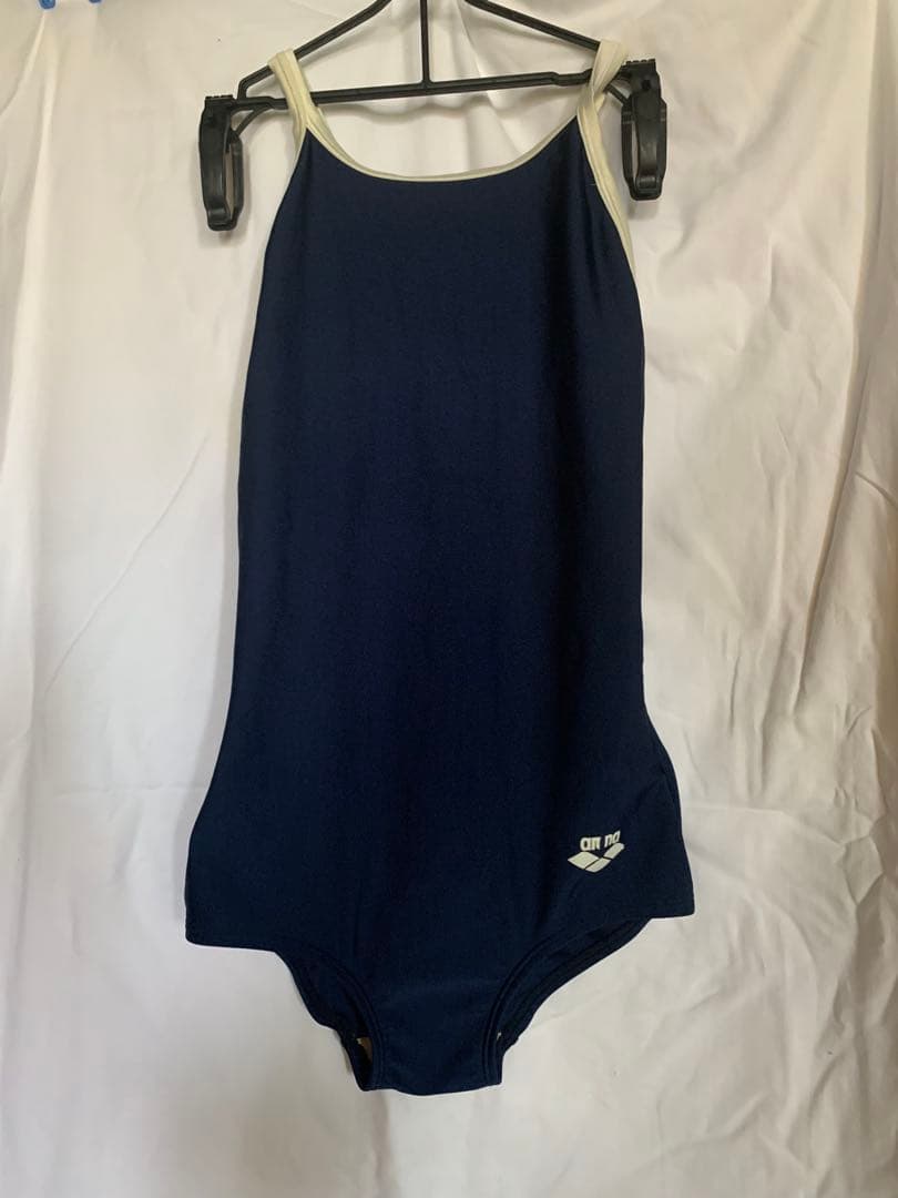 アリーナ ネイビー 水着 ハイバック