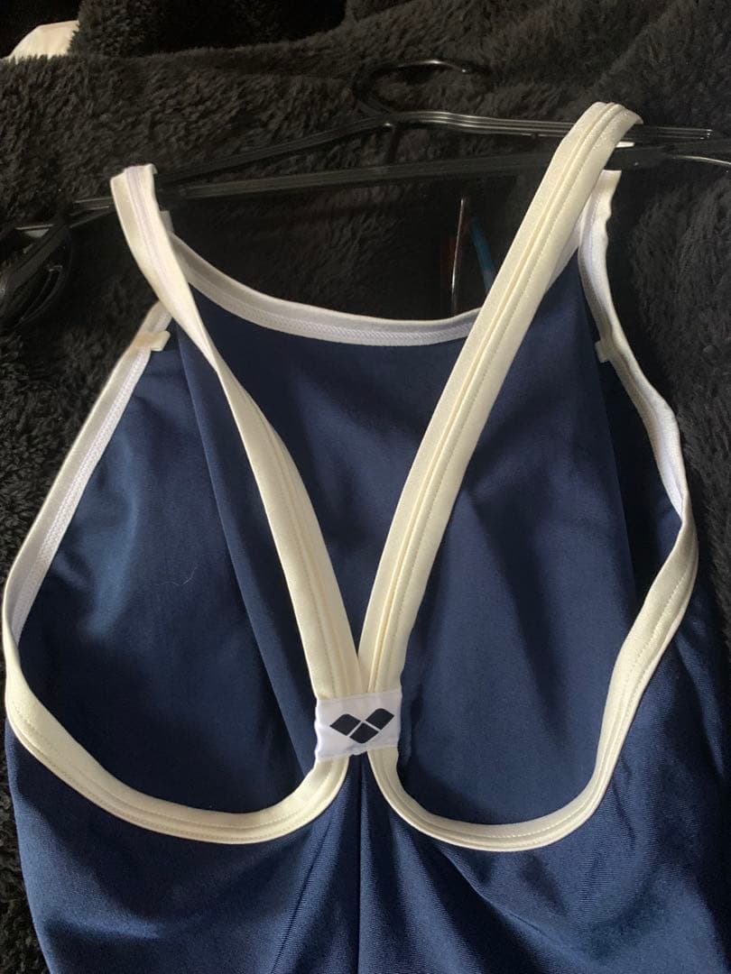 アリーナ ネイビー 水着 ハイバック