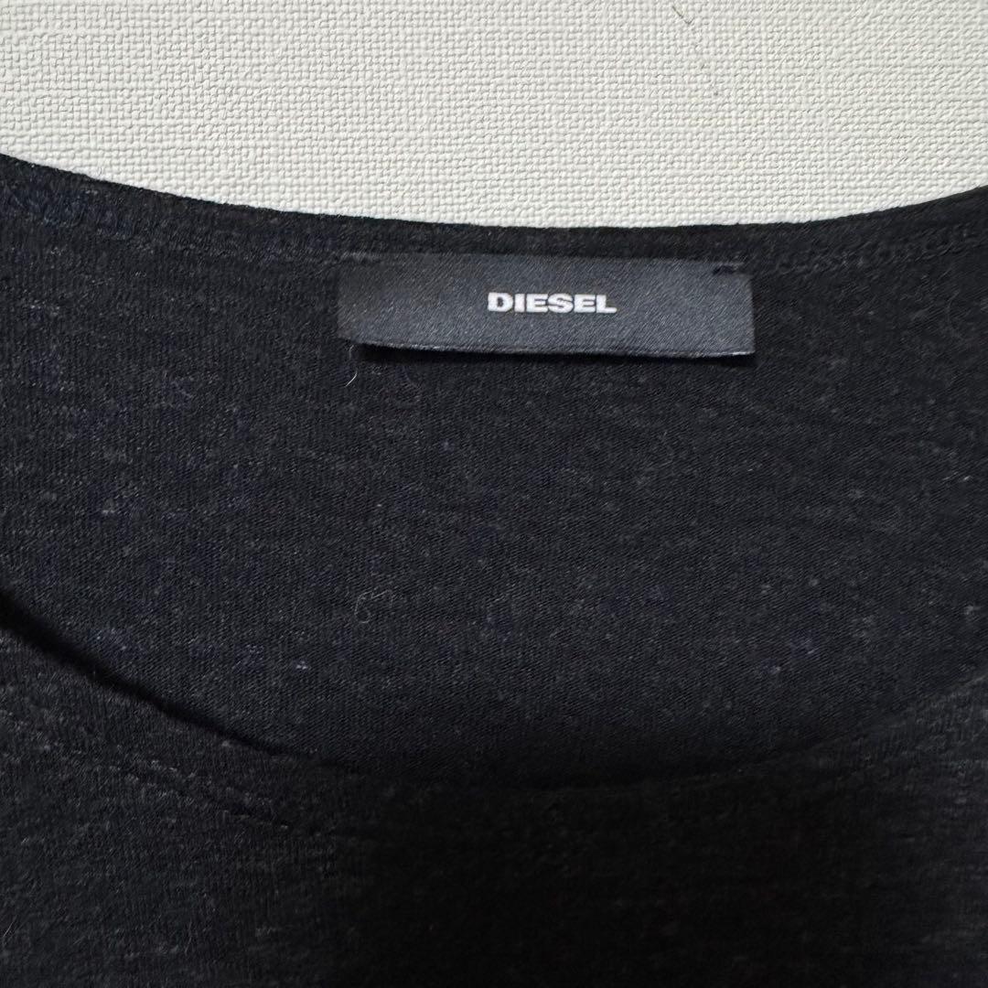 【専用】diesel ディーゼル ワンピース　ブラック　カットソー　フリル