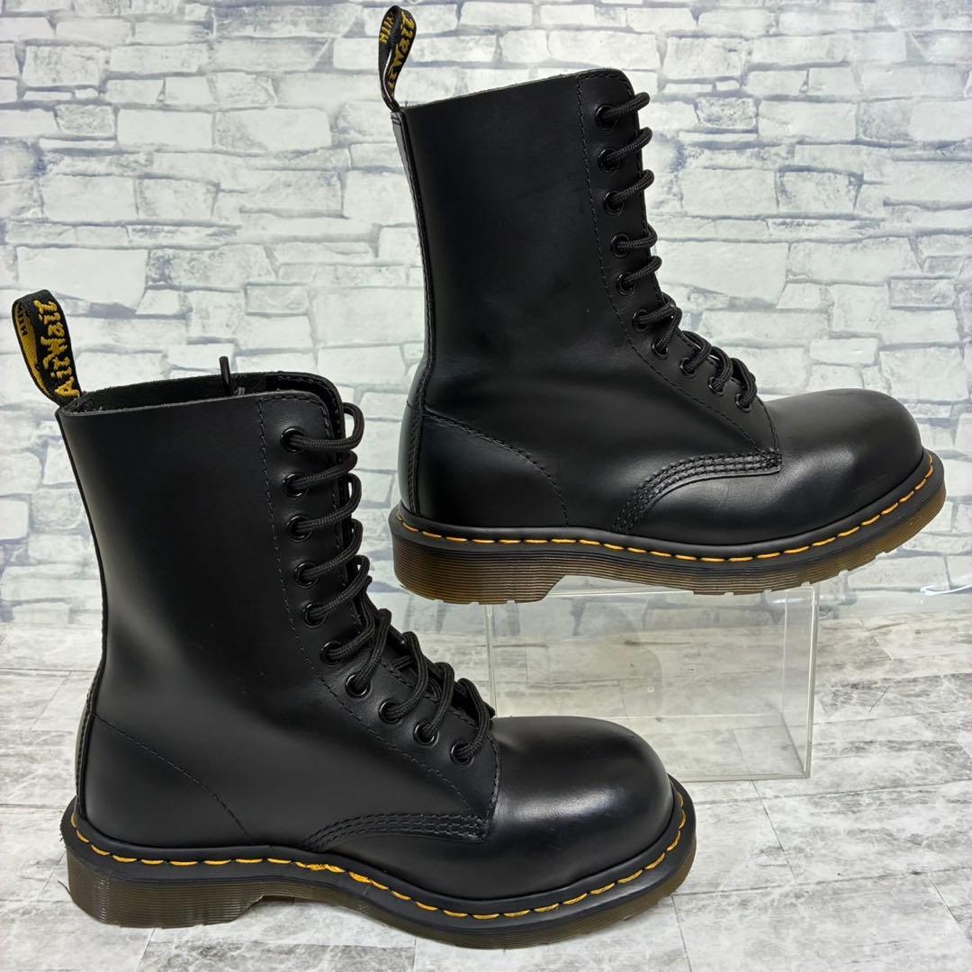 Dr.Martin ドクターマーチン　10ホール　レザー　 US7 ブラック