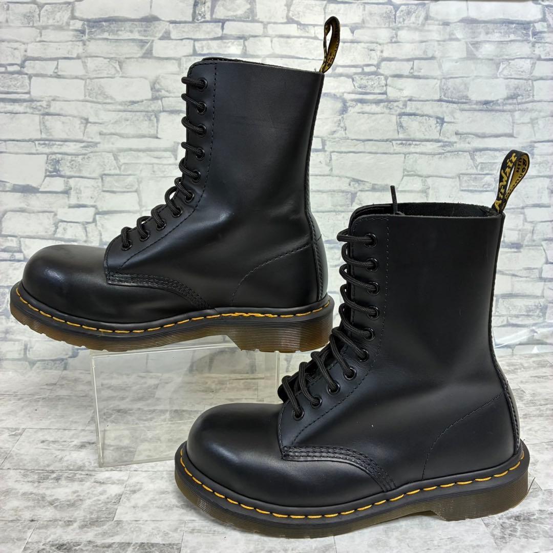 Dr.Martin ドクターマーチン　10ホール　レザー　 US7 ブラック
