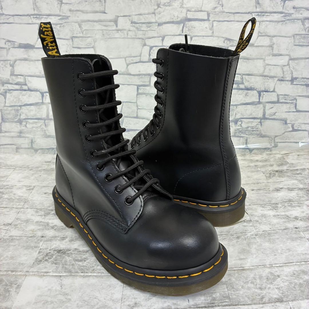 Dr.Martin ドクターマーチン　10ホール　レザー　 US7 ブラック