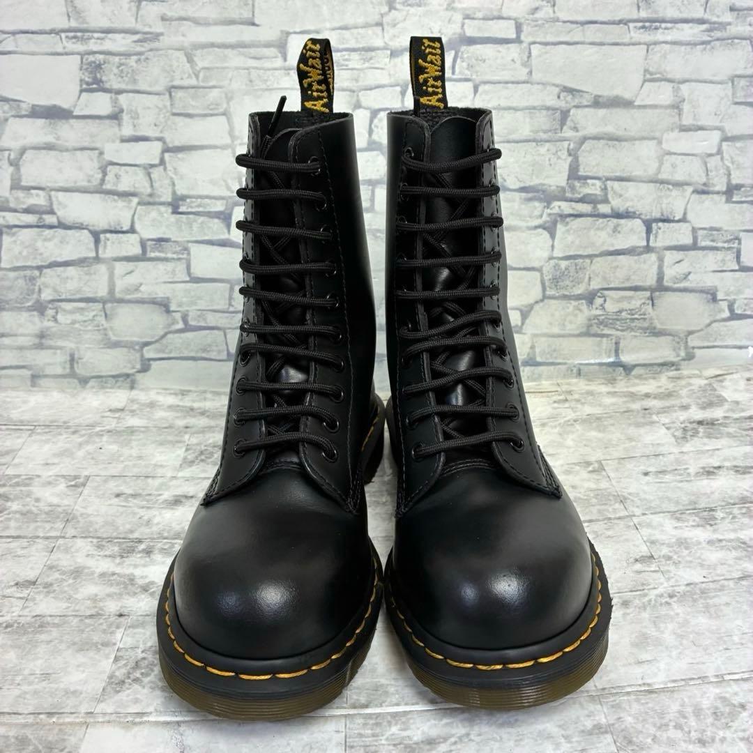 Dr.Martin ドクターマーチン　10ホール　レザー　 US7 ブラック