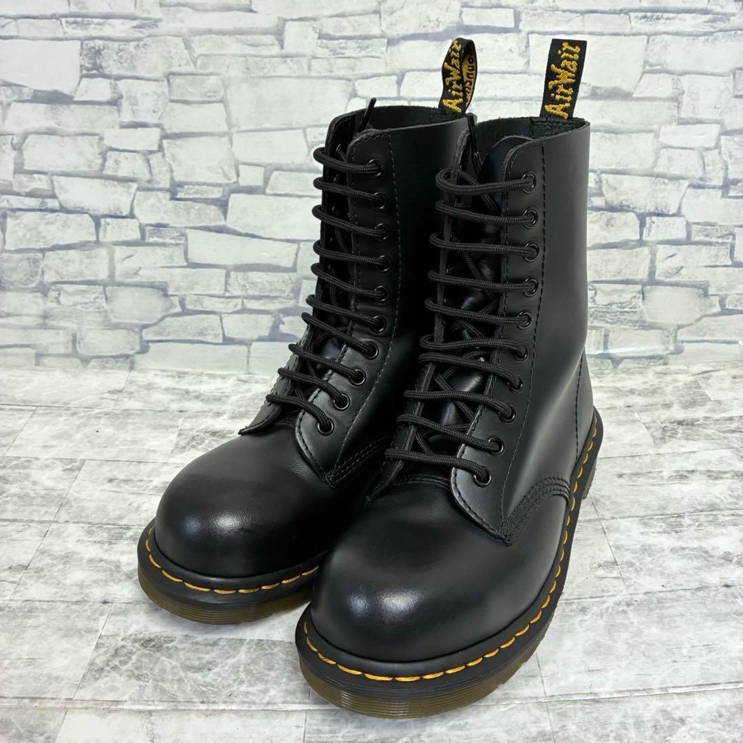 Dr.Martin ドクターマーチン　10ホール　レザー　 US7 ブラック