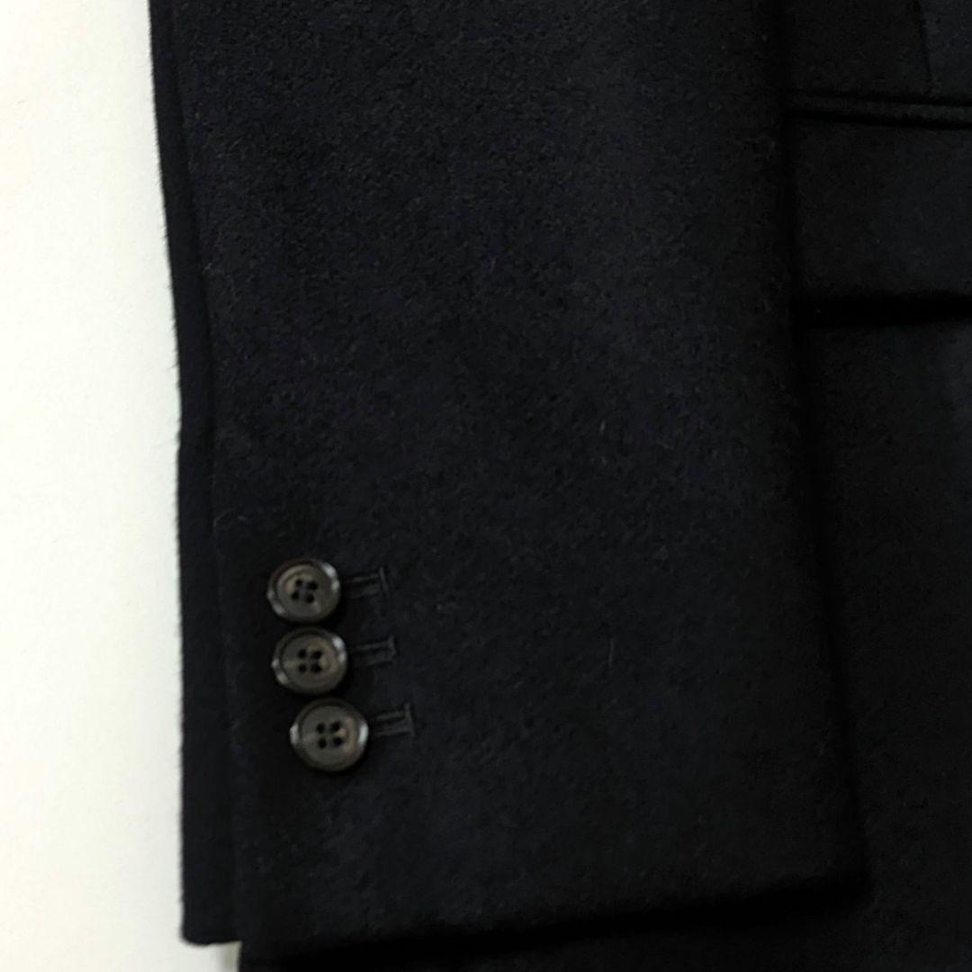超高級4.5万カシミヤ★タグ付き★STUDIOUS チェスターコート　黒　S