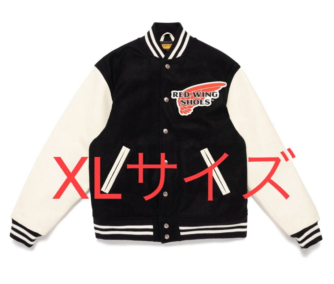 ジャケット・アウター HUMAN MADE x RED WING VARSITY JACKET XL