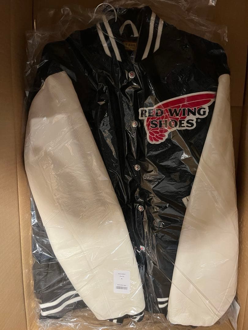 ジャケット・アウター HUMAN MADE x RED WING VARSITY JACKET XL