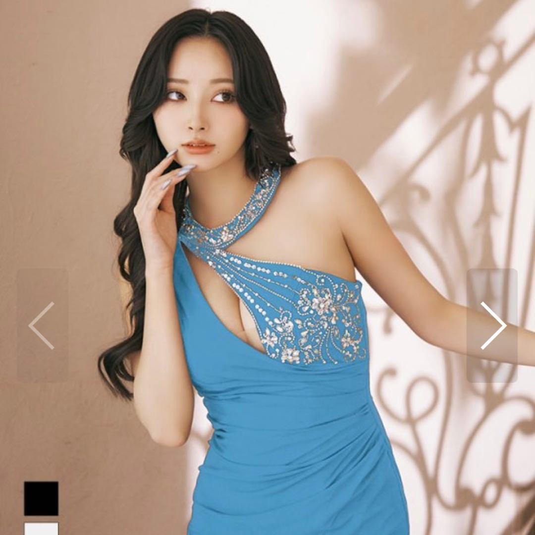 エンジェルアール アシンメトリー/ ワンショルダーミニドレス キャバドレス