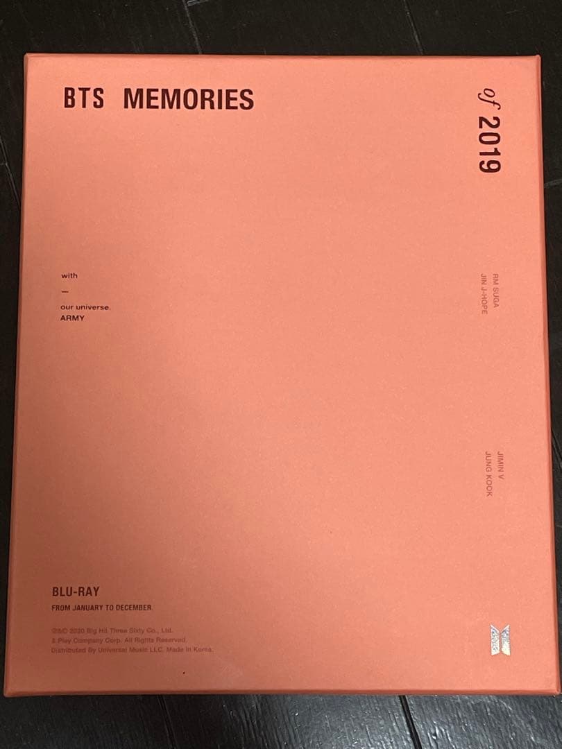 BTS MEMORIES 2019 ブルーレイ