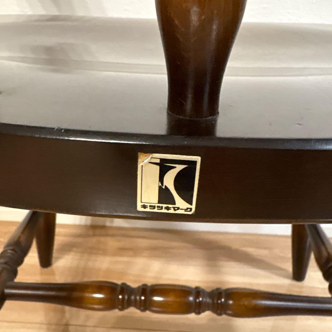 ✨送料無料✨ 飛騨産業 キツツキマーク キャプテンチェア アームチェア 椅子 ②