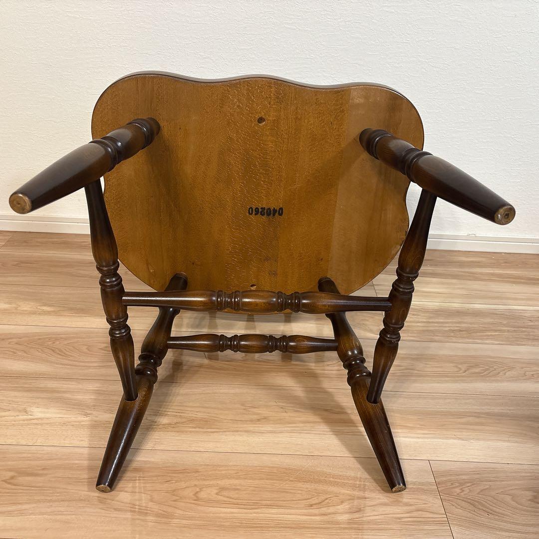 ✨送料無料✨ 飛騨産業 キツツキマーク キャプテンチェア アームチェア 椅子 ②