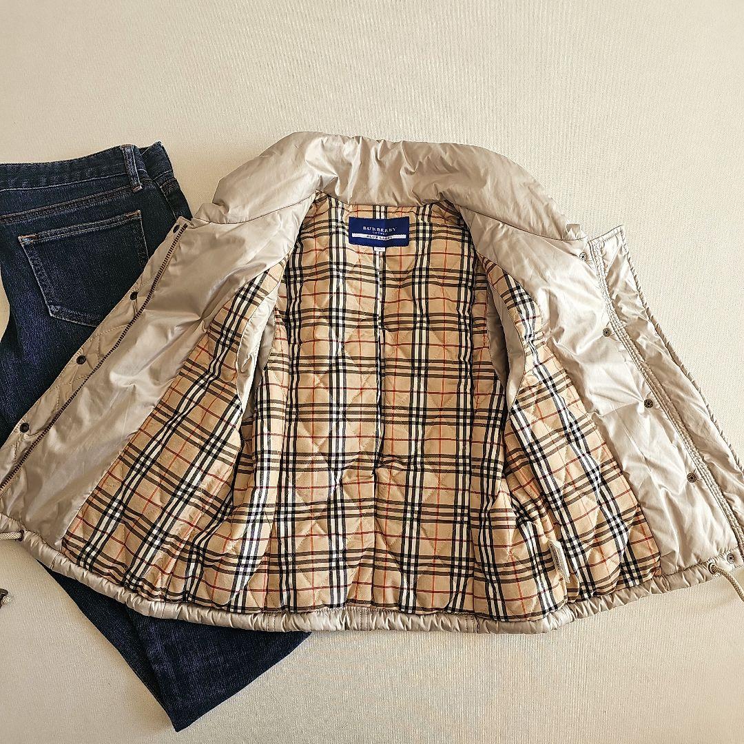 BURBERRY バーバリー ブルーレーベル 裏地ノバチェック 中綿 ベスト