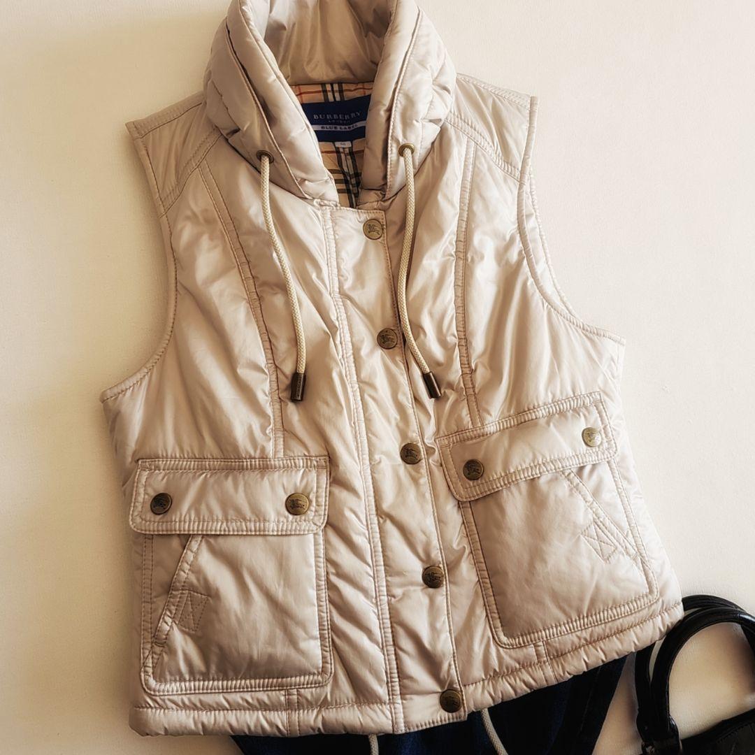 BURBERRY バーバリー ブルーレーベル 裏地ノバチェック 中綿 ベスト