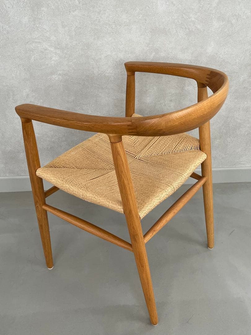 無印良品　ペーパーコード　アームチェア　オーク無垢材　東京都引取　発送もOK