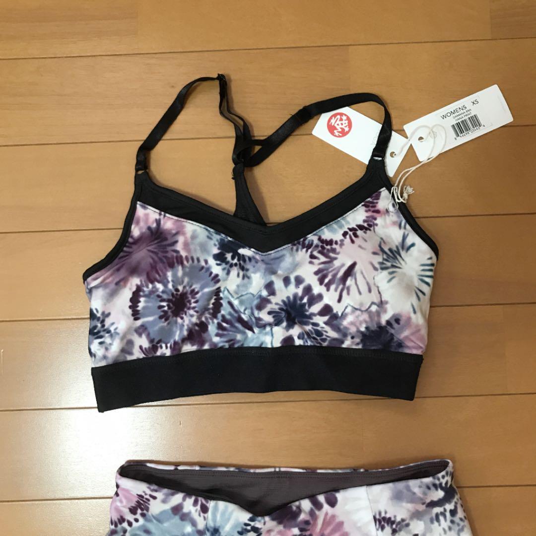 manduka ブラトップ レギンス　hana print