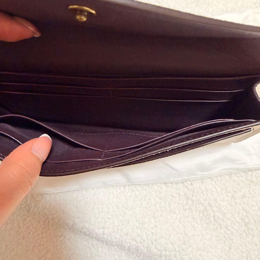 coach ベージュ ホワイト 長財布