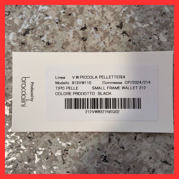 【新品未使用】ヴィヴィアンウエストウッド三つ折り財布　913VW110