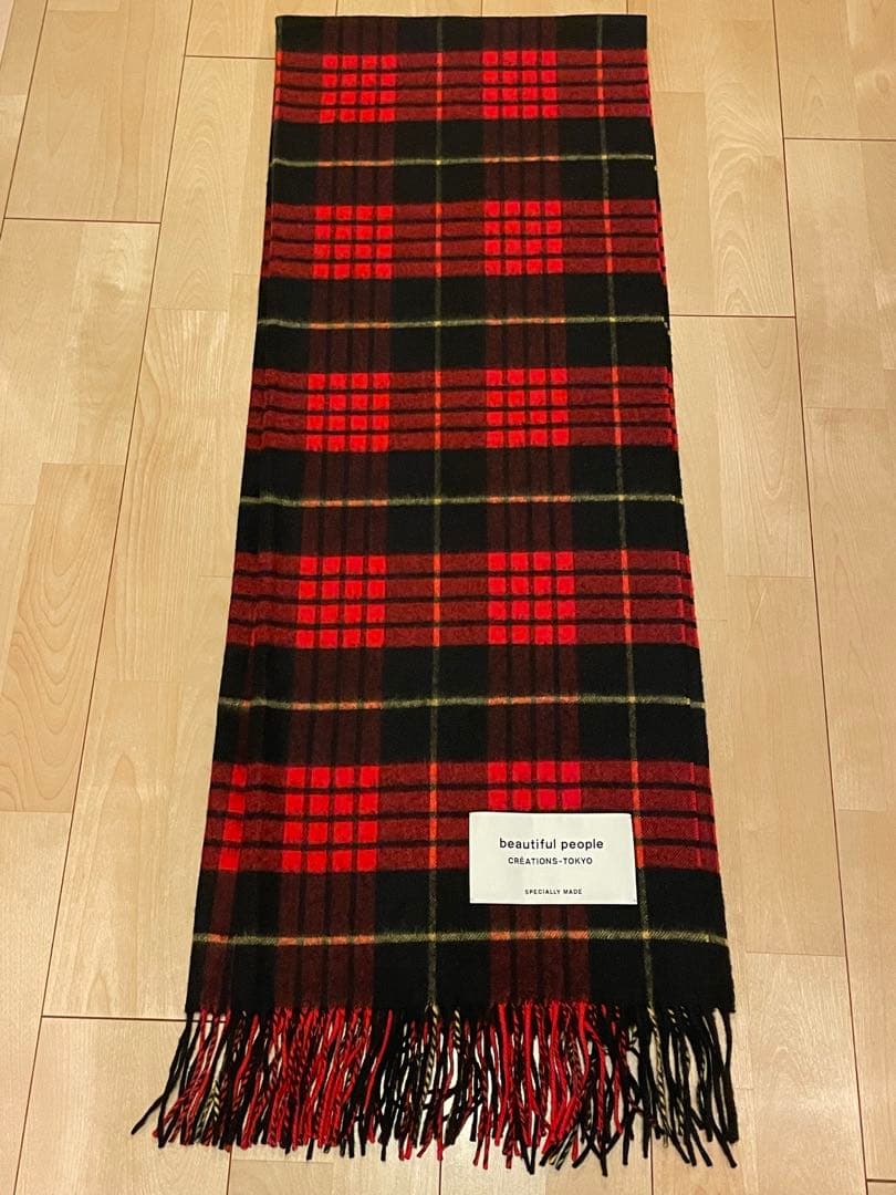 期間限定値下げ ジョンストンズ カシミヤ ストール ビューティフルピープル 別注