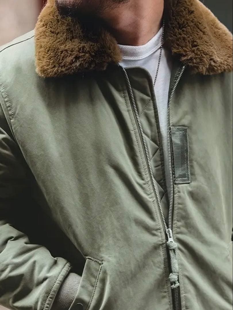 B-15 コットンフライトジャケット中綿入