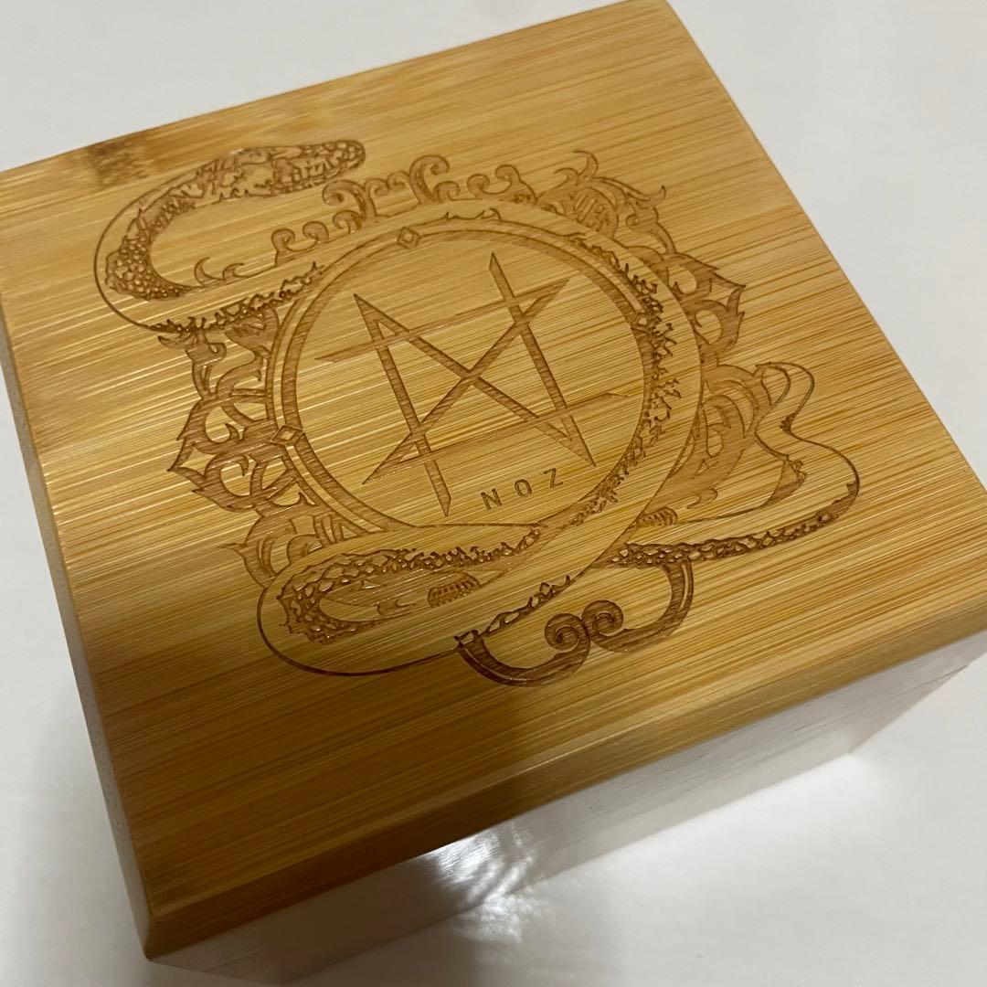 NOZ ダブルムーブメントモデル/レッドジャスパーサンダルウッド天然木バンド