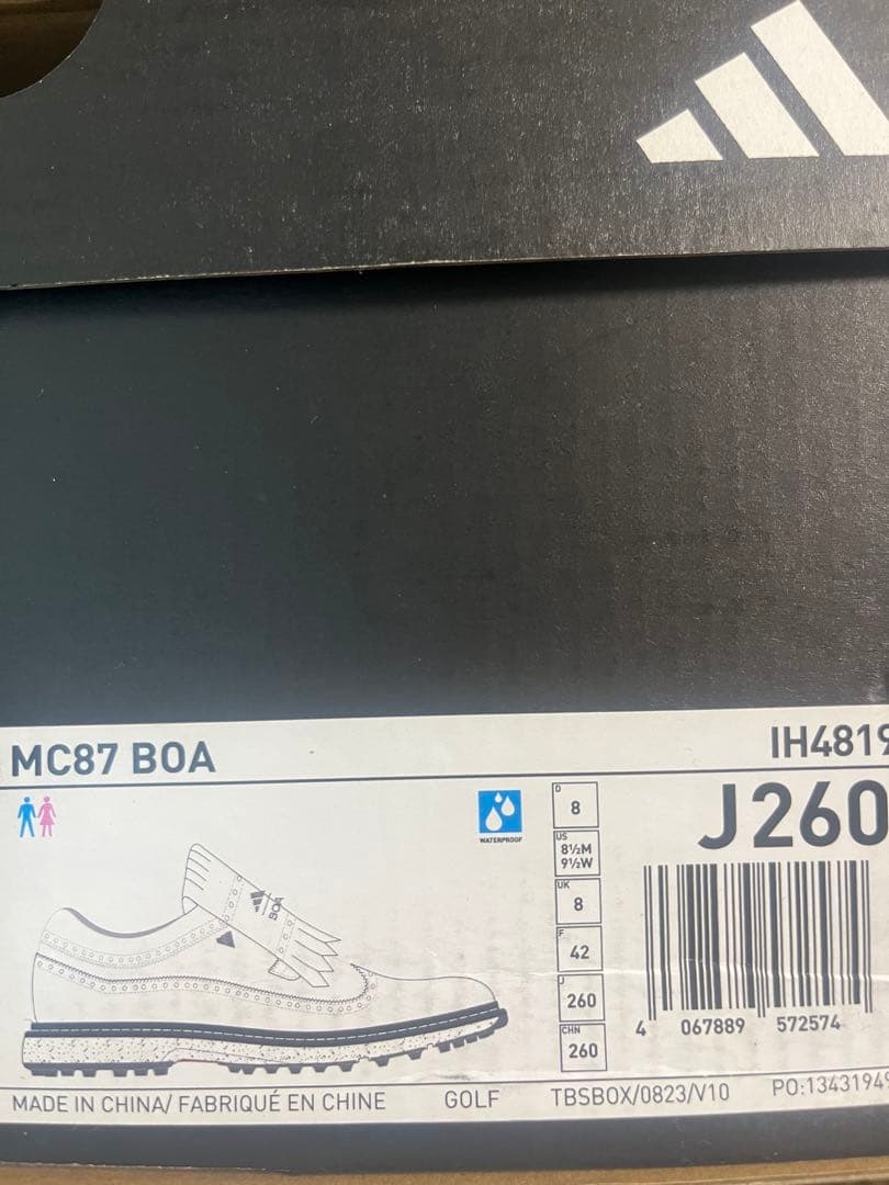 新品　MC87 ゴルフシューズ　BOA アディダス　adidas 26