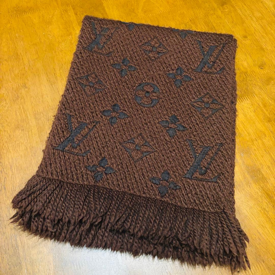 LOUIS VUITTON ブラウン マフラー