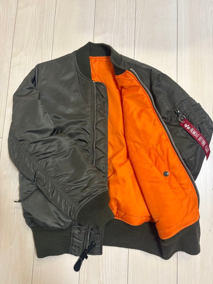 ALPHA MA-1 フライトジャケット ジャパンフィット　Lサイズ