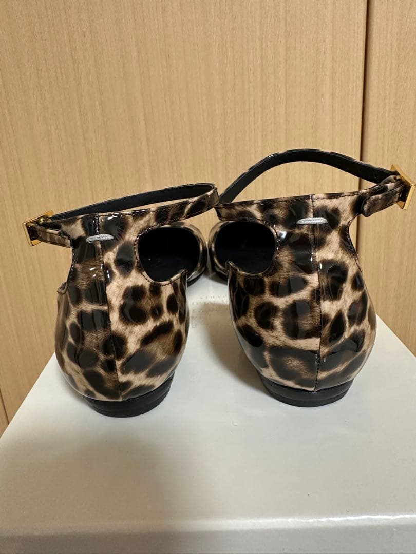 [レア]マルジェラ　ヒョウ柄フラットシューズ