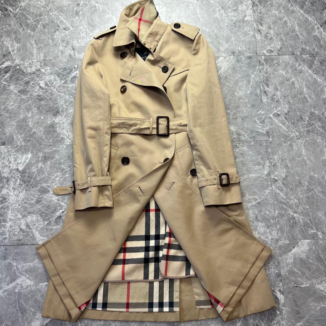 極美品♡バーバリーロンドン　トレンチコート　ベルト　ライナー　ハニーベージュ　S