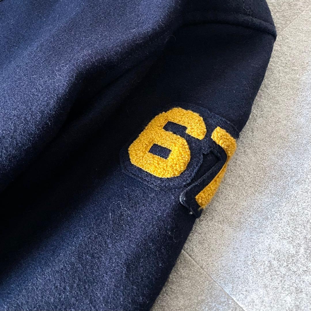 美品★ポロ　ラルフローレン　スタジャン　ワッペン　レディース　ネイビー　S